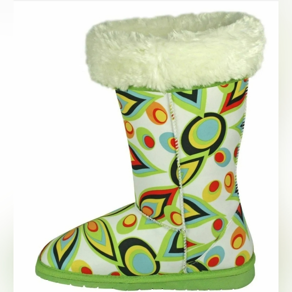 WOMEN'S LOUDMOUTH 11-INCH BOOTS - SHAGADELIC WHITE New/Unworn
